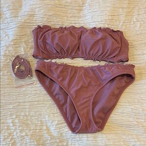 Women's Mauve Bikini Set